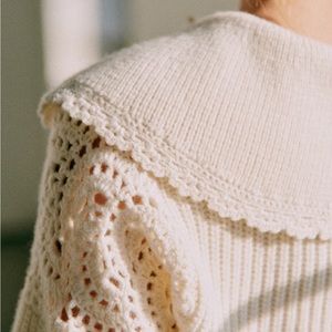 Sezane Gareth Jumper - Sézane X Sea Ny Écru. - Size M